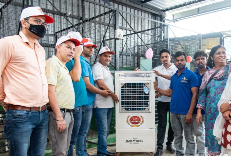 Donation drive at Nishabd- Animal Shelter in Dadri – June 2022